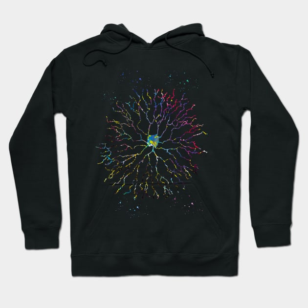 Starburst neuron Hoodie by erzebeth